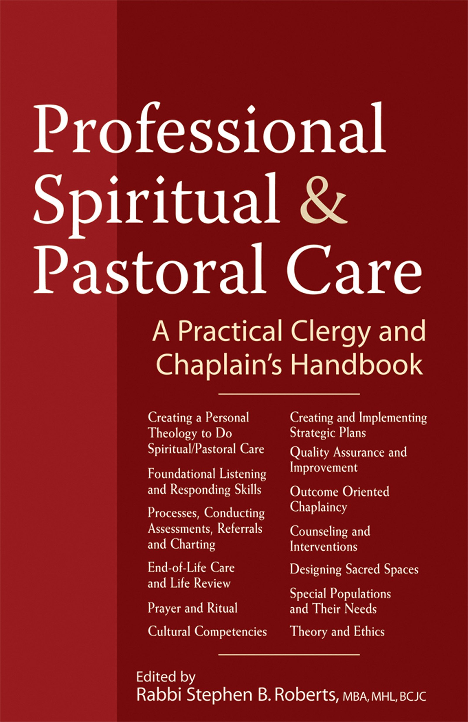 Professional Spiritual and Pastoral Care